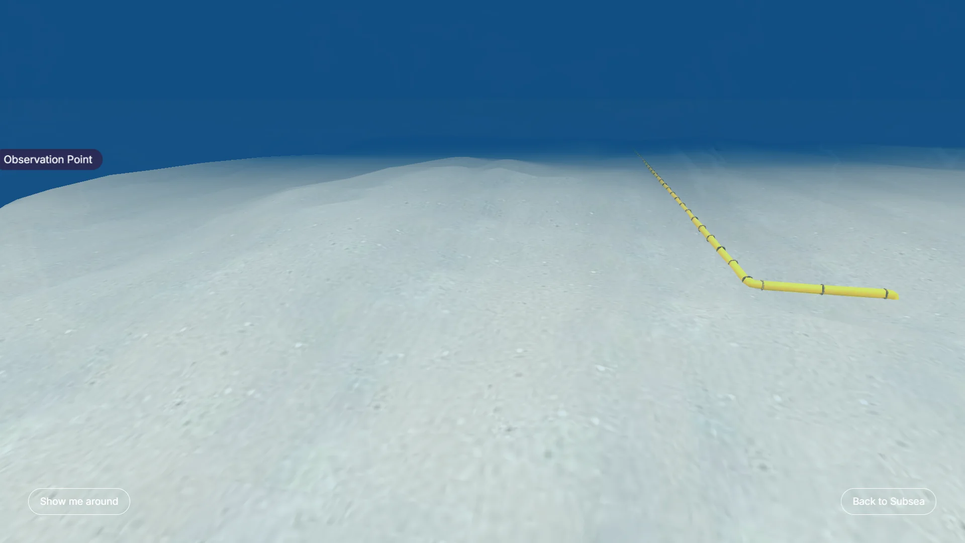 Subsea field explorer supporting frame.