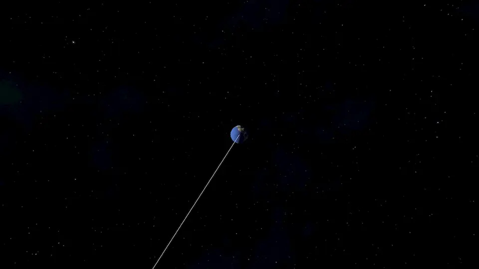 Void Atlas story frame with layered interface text.